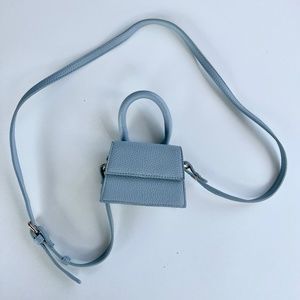 Forever 21 mini bag in cloud blue - 4 1/2 x 3 1/4